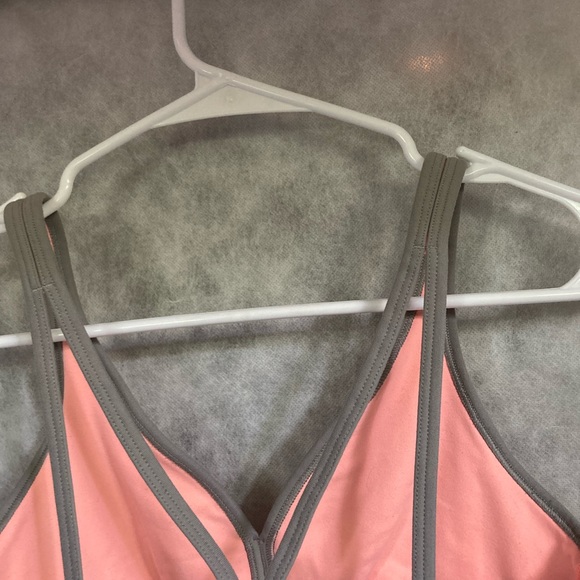 VSX VICTORIAS SECRET Sports Bra Peach Creamsicle Orange Gray S/P - Picture 15 of 16